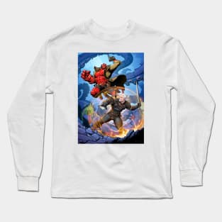 Witcher vs Hellboy (Final) Long Sleeve T-Shirt